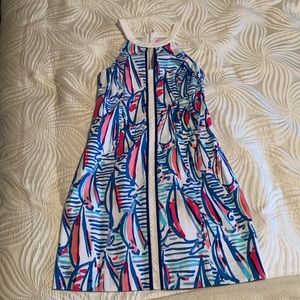 Lilly Pulitzer sailboat print shift dress